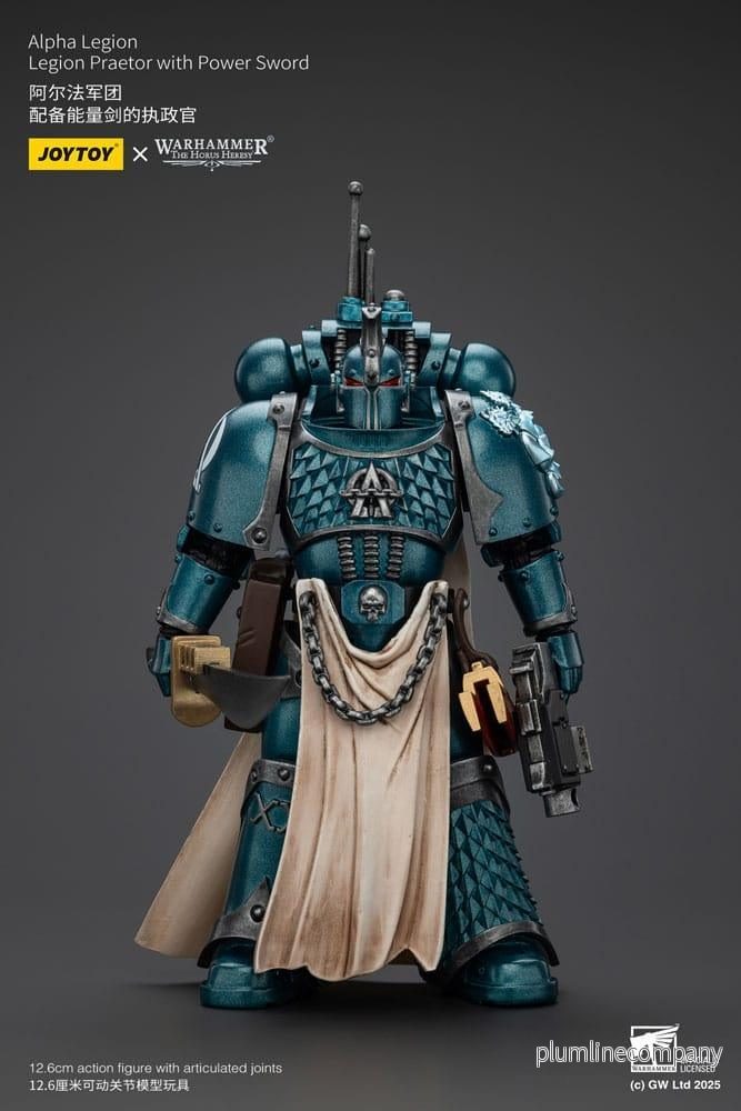 Warhammer The Horus Heresy Action Figur Alpha Legion Praetor med Power Sword 20 cm Warhammer The Horus Heresy Action Figur Alpha Legion Praetor med Power Sword 20 cm