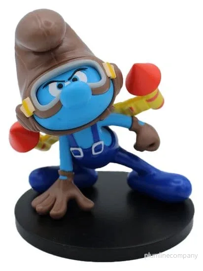 Smurfarna Figur Ryggsäcks-Smurfen 10 cm i Resin Smurfarna Figur Ryggsäcks-Smurfen 10 cm i Resin