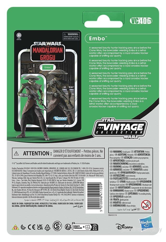 Star Wars: The Mandalorian och Grogu Vintage Collection Actionfigur Embo 10 cm - Bild 3