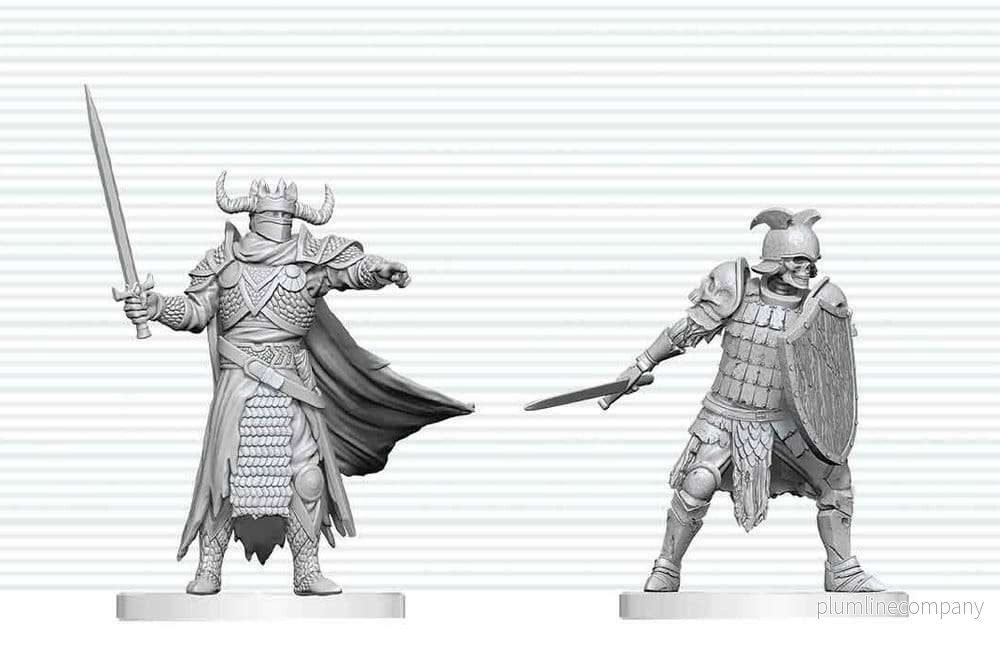 Dungeons & Dragons Nolzur’s Marvelous Miniatures Omålade miniatyrer Death Knight & Death Knight Aspirant 14 cm Dungeons & Dragons Nolzur’s Marvelous Miniatures Omålade miniatyrer Death Knight & Death Knight Aspirant 14 cm