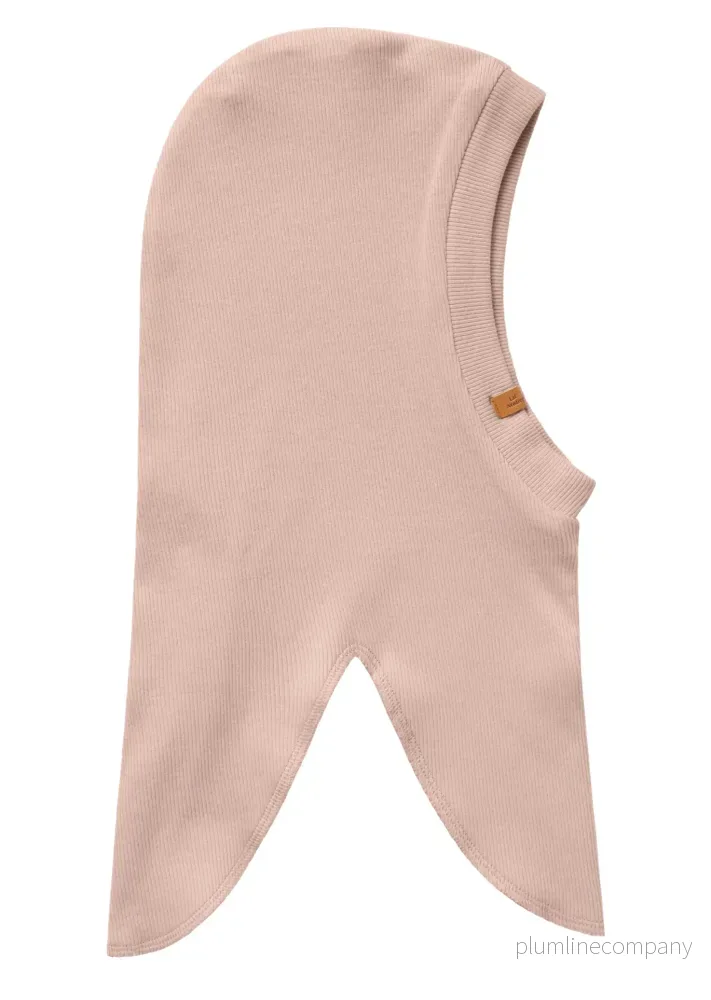 Tunn bomulls balaclava - NMNLAMOE LO BALACLAVA1 LIL - Cameo Rose