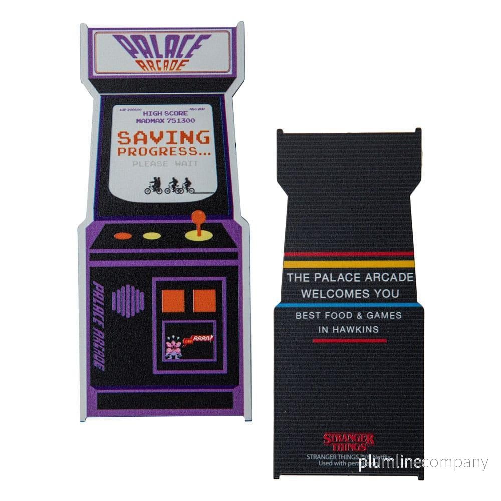 Stranger Things Bokmärke i Metall – Arcade Design Stranger Things Bokmärke i Metall – Arcade Design