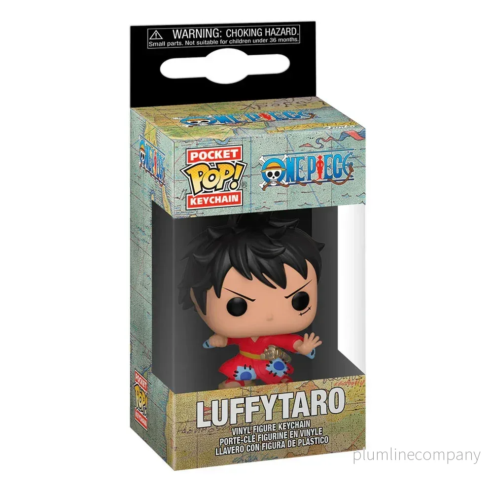 One Piece POP! Vinyl Nyckelringar 4 cm Luffy i Kimono (12-pack) - Bild 3