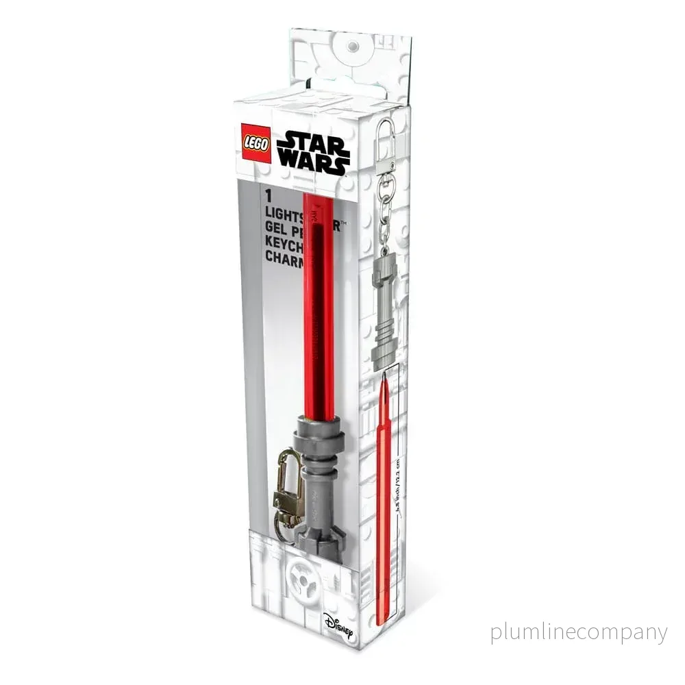 LEGO Star Wars Gel Pen Med Klipp Röd LEGO Star Wars Gel Pen Med Klipp Röd