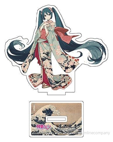 Hatsune Miku x Katsushika Hokusai iXima Die-Cut Akrylställ Det Stora Vågen från Kanagawa (Kimono) 10 cm (5) Hatsune Miku x Katsushika Hokusai iXima Die-Cut Akrylställ Det Stora Vågen från Kanagawa (Kimono) 10 cm (5)
