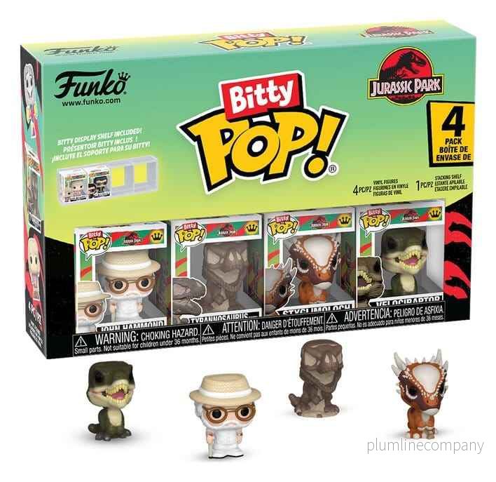 Jurassic Park Bitty POP! Figur 4-Pack Serie 2, 2,5 cm - Bild 2