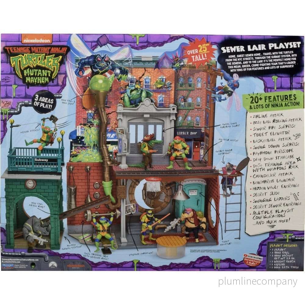 Teenage Mutant Ninja Turtles: Mutant Mayhem Playset Sewer Lair New Version - Bild 3