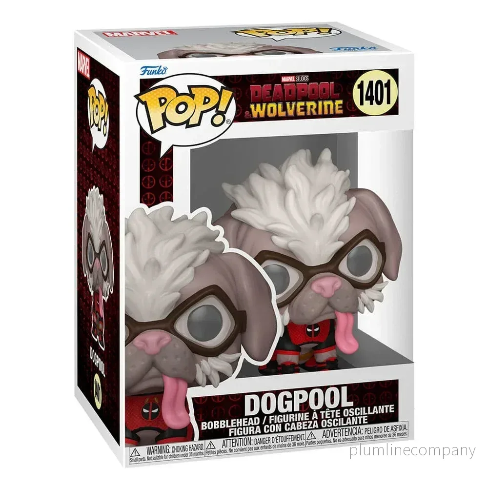 Deadpool 3 POP! Vinylfigur Dogpool 9 cm – Samlarobjekt för Fans - Bild 3