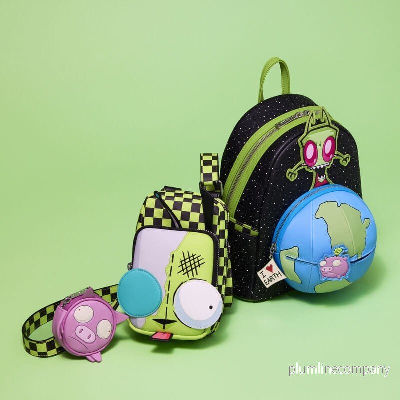 Nickelodeon av Loungefly Mini Ryggsäck Invader Zim Glow - Bild 3