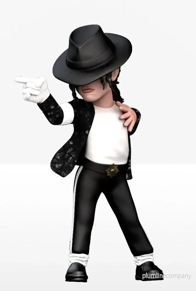 Michael Jackson Minix Figur Billie Jean 12 cm - Bild 2