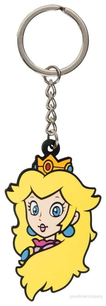Super Mario nyckelring Princess Peach i PVC 6 cm Super Mario nyckelring Princess Peach i PVC 6 cm