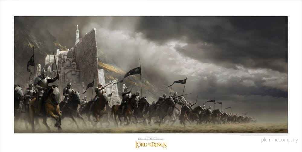 Lord of the Rings Konsttryck Faramirs Anfall 59 x 30 cm Lord of the Rings Konsttryck Faramirs Anfall 59 x 30 cm