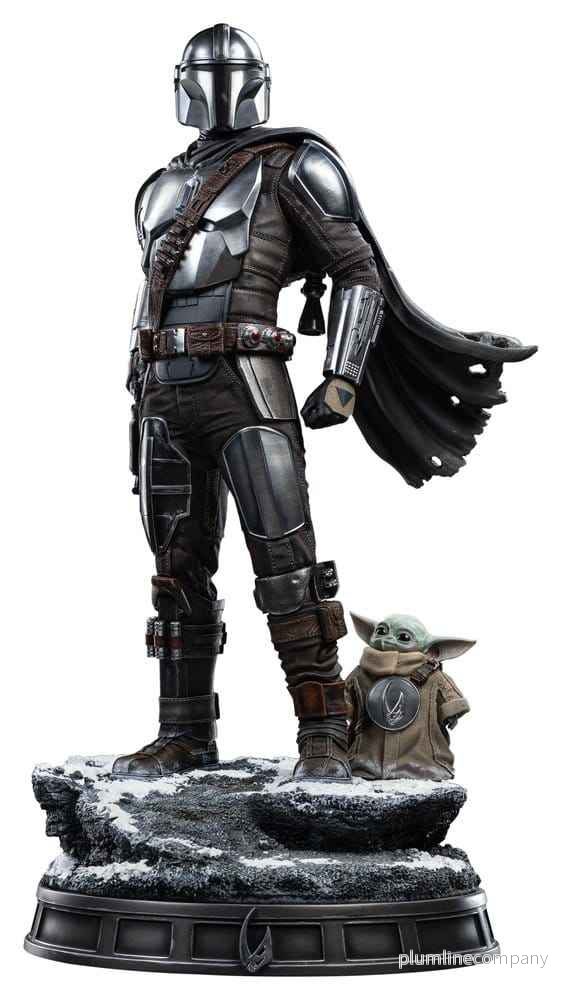 The Mandalorian & Grogu Legacy Replica Figur i skala 1/4, 57 cm – The Mandalorian och Grogu