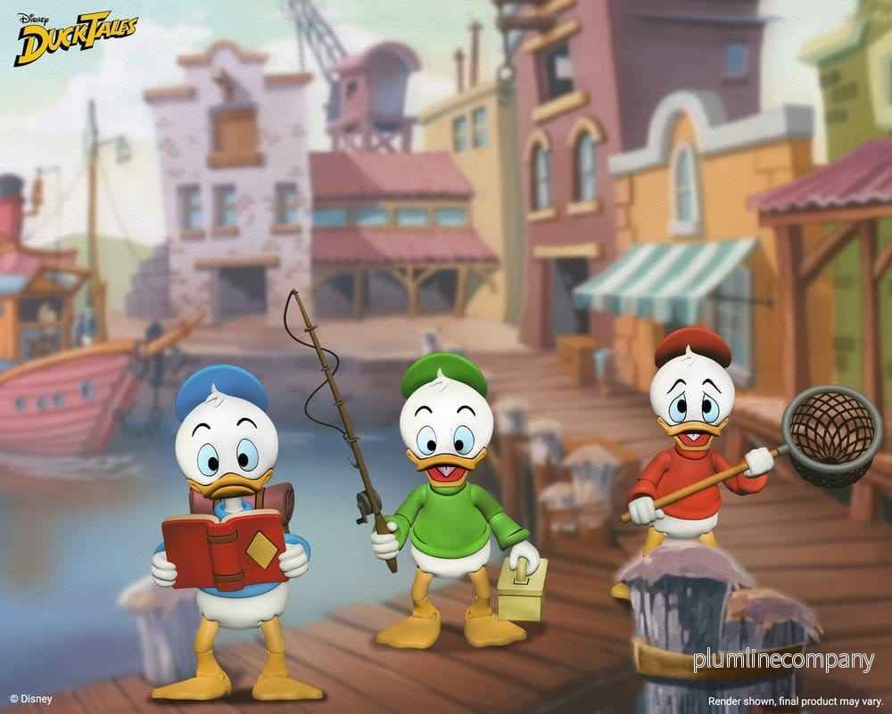 DuckTales Ultimata Actionfigur 3-Pack Huey, Dewey och Louie 18 cm - Bild 3
