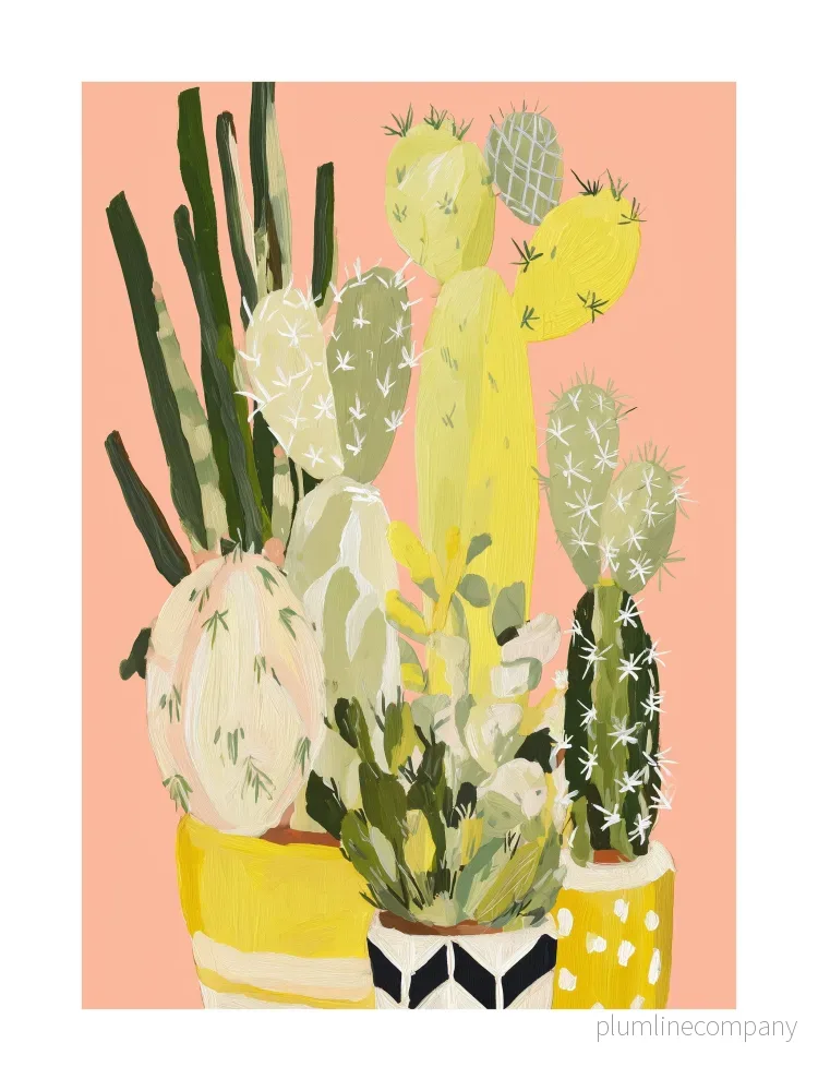 Cactus Garden Poster