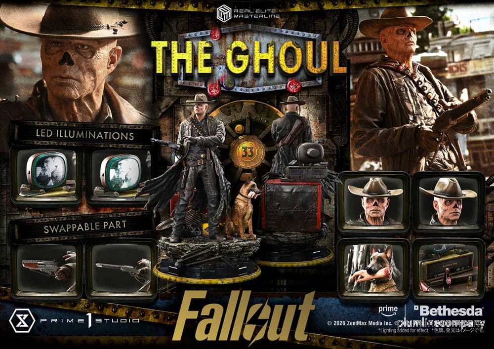 Fallout (TV Series) Real Elite Masterline Series Statue 1/4 The Ghoul 64 cm - Bild 3