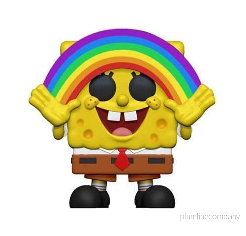 Svampbob POP! Figur Svampbob Rainbow 9 cm Svampbob POP! Figur Svampbob Rainbow 9 cm