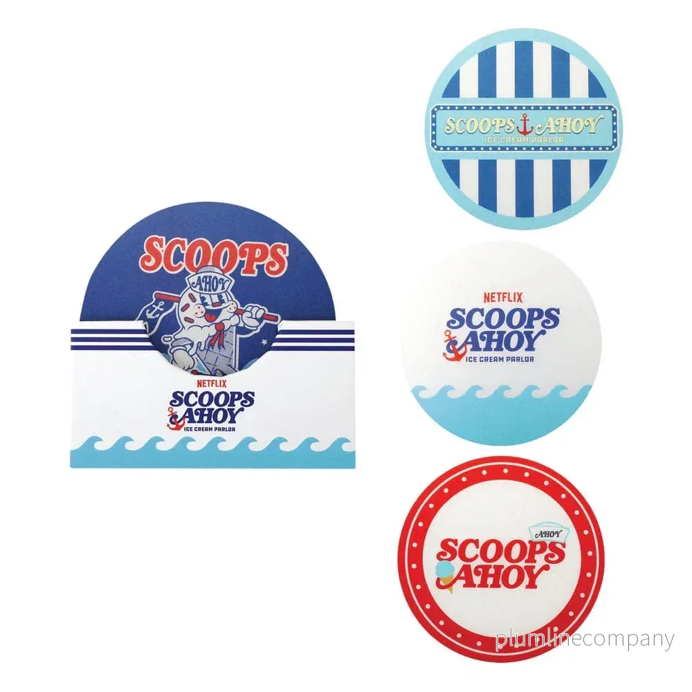 Stranger Things Scoops Ahoy Coaster 4-Pack - Bild 2