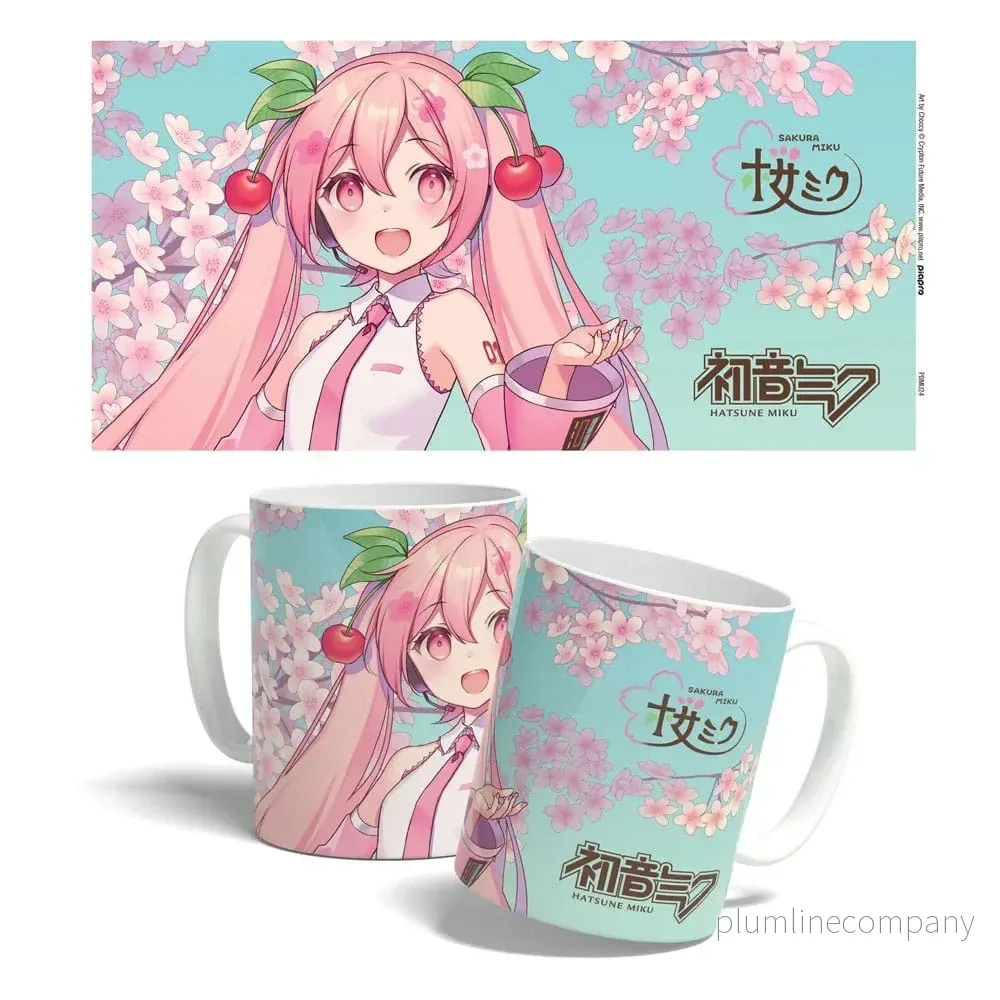 Hatsune Miku Mug Sakura Miku Cherry Blossom 325 ml Hatsune Miku Mug Sakura Miku Cherry Blossom 325 ml
