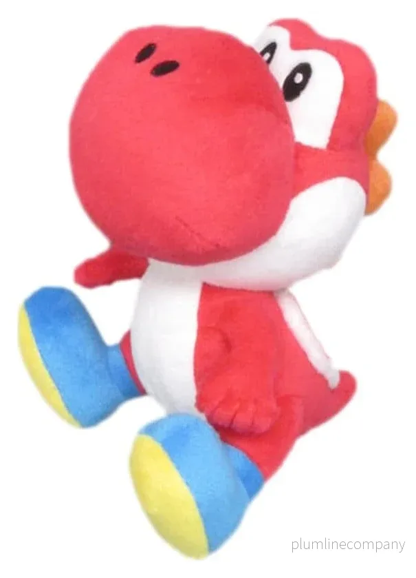 Super Mario gosedjur Yoshi röd 17 cm Super Mario gosedjur Yoshi röd 17 cm