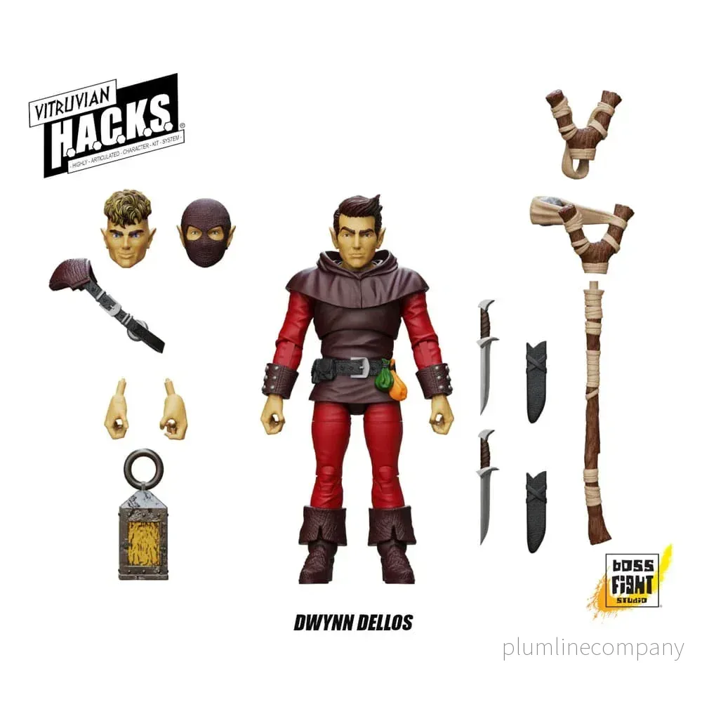 Vitruvian H.A.C.K.S. Action Figur Halfling Scout Dwynn Dellos - Bild 3