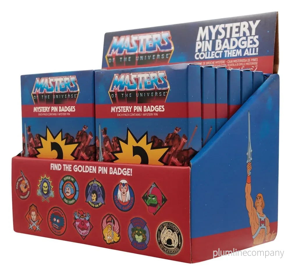 Masters of the Universe™ Mystiska Pinmärken i Blindbox, 12-pack Masters of the Universe™ Mystiska Pinmärken i Blindbox, 12-pack