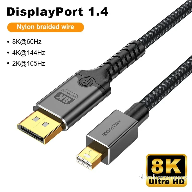 NÖRDIC 2m Mini DisplayPort till DisplayPort-kabel 8K@60Hz 4K@240Hz 32.4Gbps NÖRDIC 2m Mini DisplayPort till DisplayPort-kabel 8K@60Hz 4K@240Hz 32.4Gbps