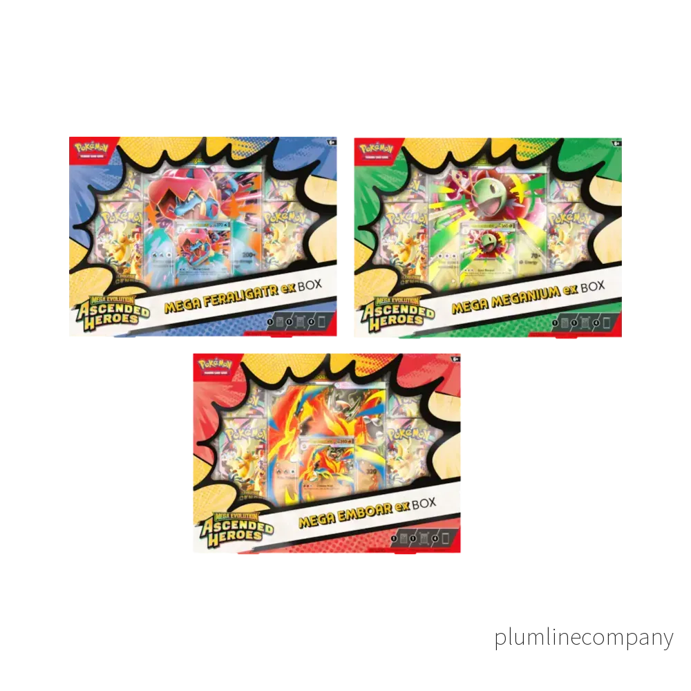 Pokémon Mega Evolution: Ascended Heroes Ex Box Collection Pokémon Mega Evolution: Ascended Heroes Ex Box Collection