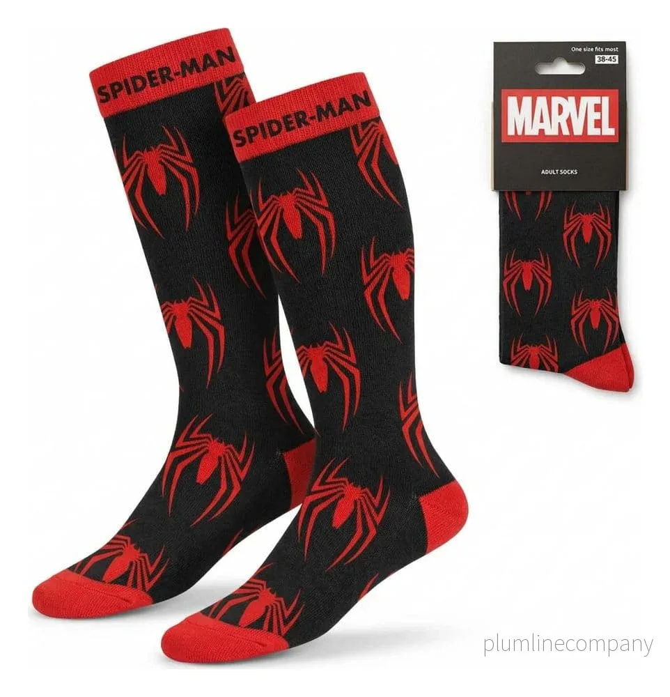 Marvel Strumpor Spider-Man EU 38-45 Marvel Strumpor Spider-Man EU 38-45