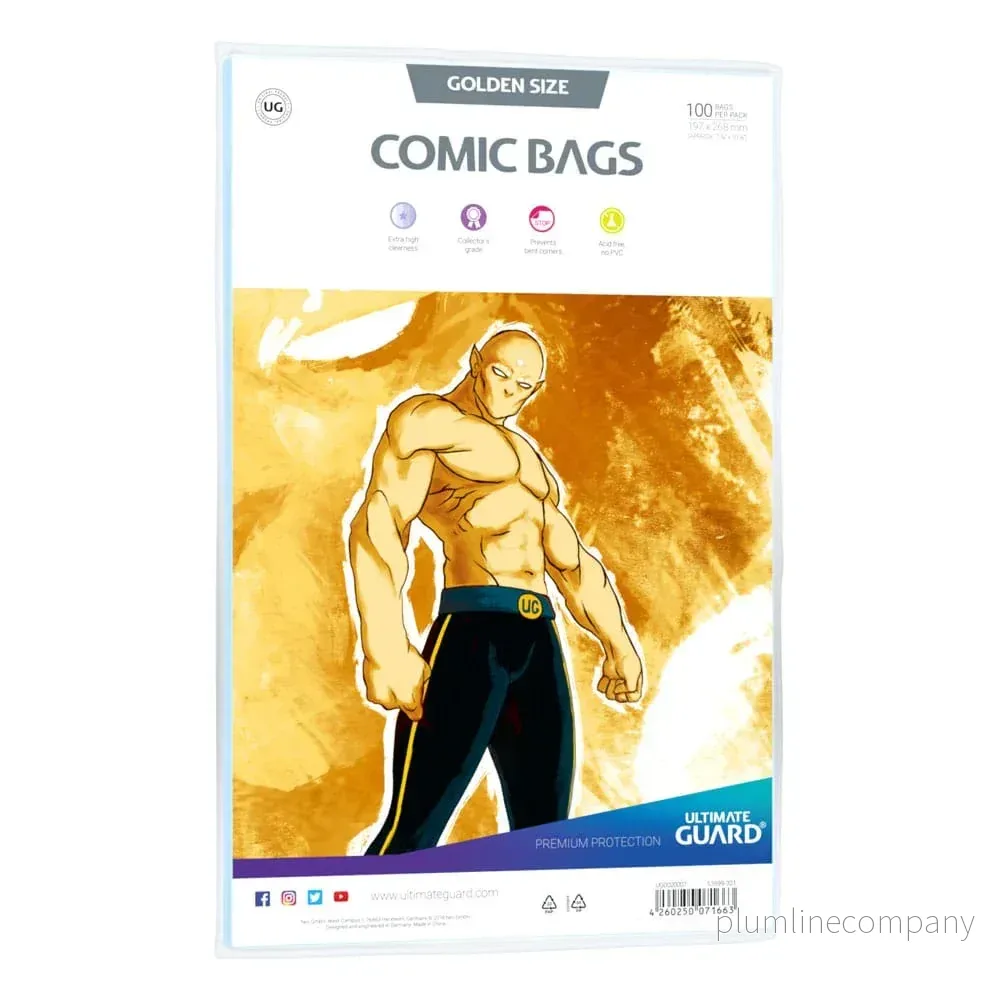 Ultimate Guard Comic Bags Standard (100) - Golden Size - Bild 2
