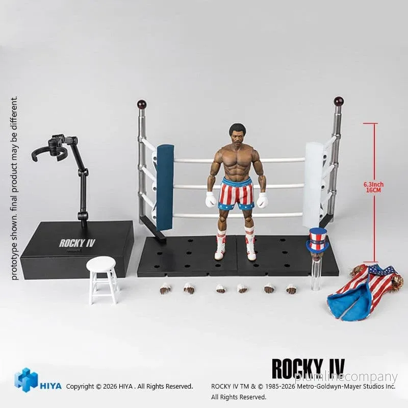 Rocky IV Exquisite Super Series Actionfigur 1/12 Apollo 16 cm - Bild 2