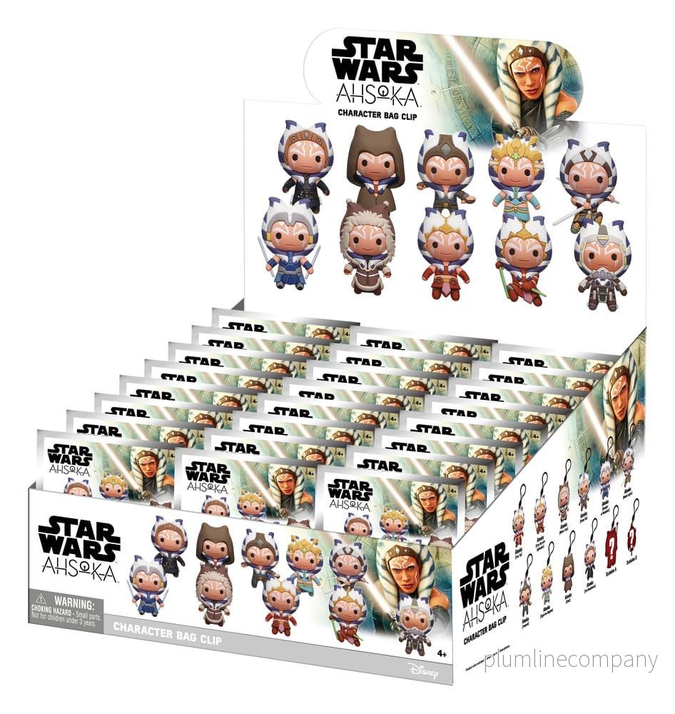 Star Wars Ahsoka 3D PVC-påsklämmor Serie 1 Blindpåse, Display med 24 stycken Star Wars Ahsoka 3D PVC-påsklämmor Serie 1 Blindpåse, Display med 24 stycken