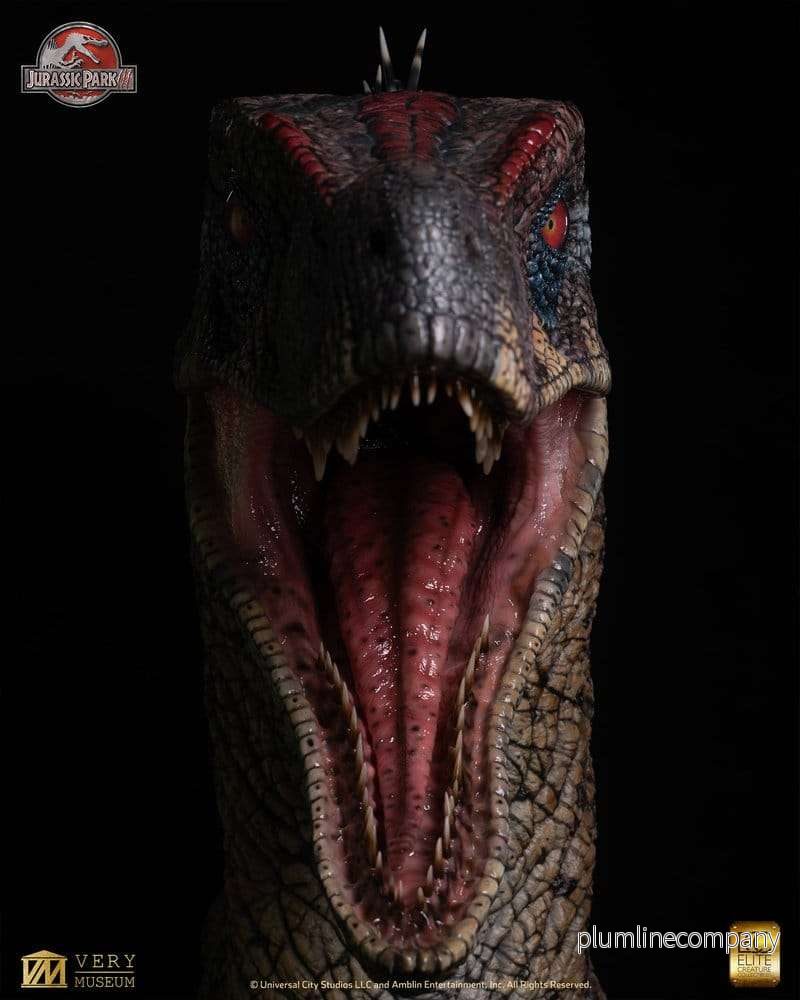 Jurassic Park III Life Size Bust Male Alpha Velociraptor "Blood Knight" 83 cm - Bild 3