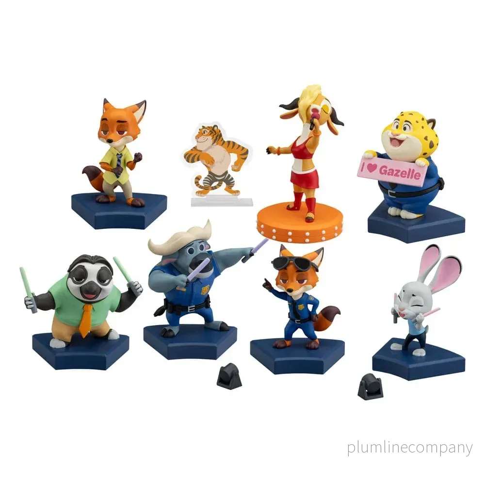Zootopia Mini Egg Attack Blind Box Figurer – Concertserie 8 cm (6 stycken) Zootopia Mini Egg Attack Blind Box Figurer – Concertserie 8 cm (6 stycken)