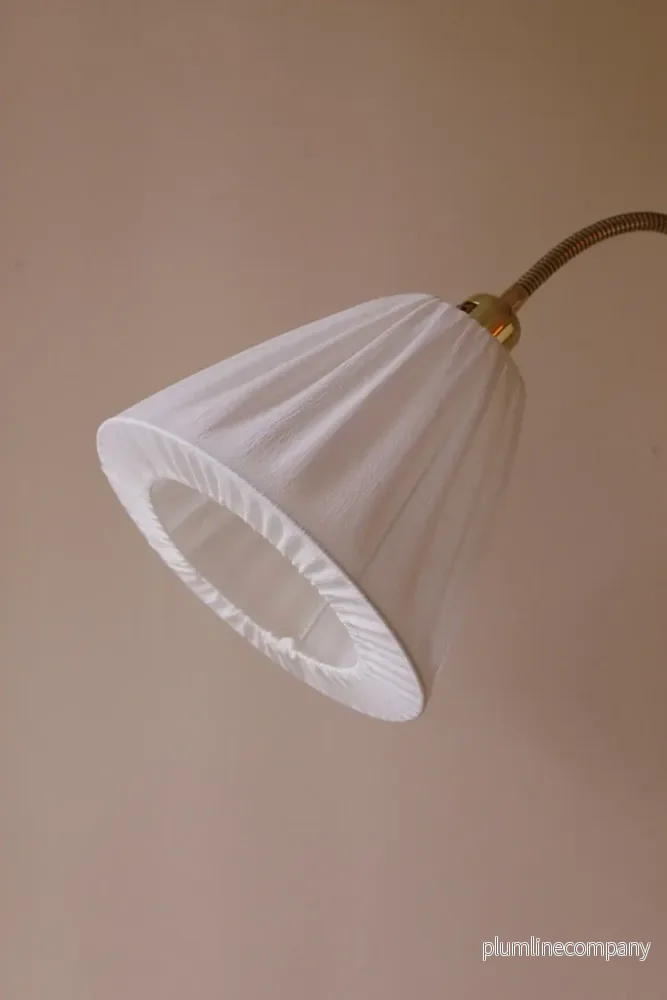 Klocka lampskärm med toppringsfäste 24 cm - Bild 2
