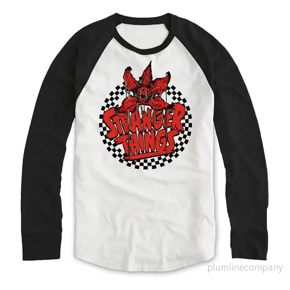 Stranger Things Sweatshirt Checkered Circle Ls Size S - Bild 2