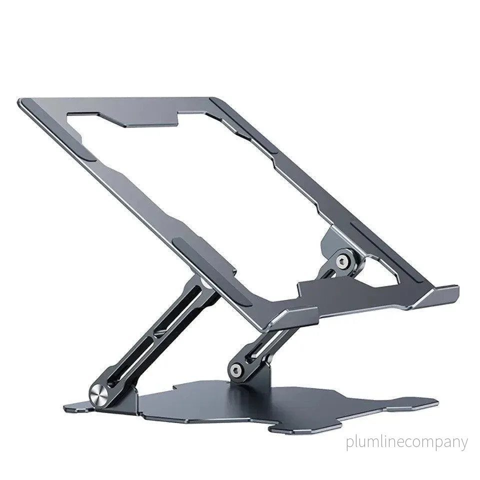 NÖRDIC Aluminium bärbarställ för upp till 17″ justerbar höjd notebookställ laptopstativ dark grey NÖRDIC Aluminium bärbarställ för upp till 17″ justerbar höjd notebookställ laptopstativ dark grey