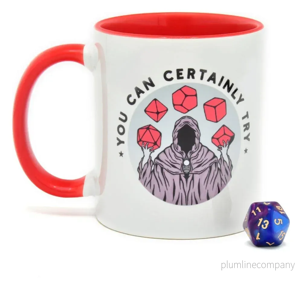 Glassstaff Presentset Mug & Tärning D20 Glassstaff Presentset Mug & Tärning D20