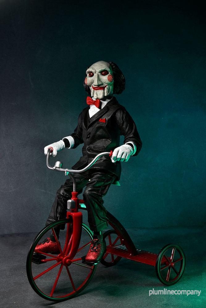 Saw Action Figur med Ljud - Billy på Trehjulig Cykel 30 cm - Bild 3