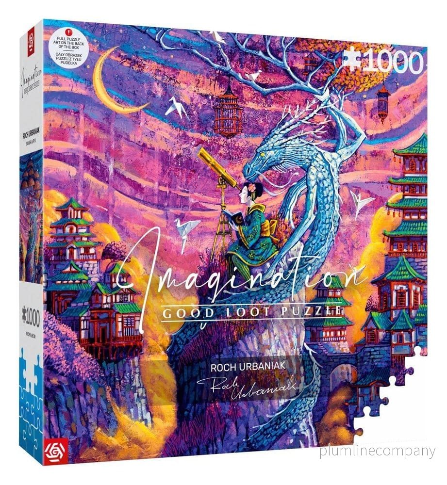 Imagination Series Puzzle Roch Urbaniak Sakura i Ryu (1000 bitar) Imagination Series Puzzle Roch Urbaniak Sakura i Ryu (1000 bitar)