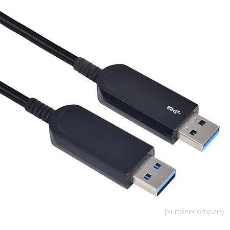 NÖRDIC 10m Aktiv AOC 10Gbps Fiber kabel USB-A 3.2 till USB-A 3.2