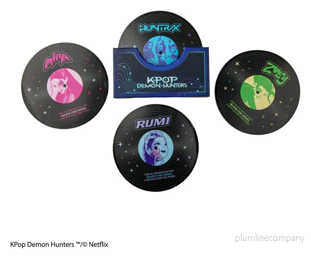 KPop Demon Hunters Set med 4 Glasunderlägg Hunters & Demons Soundtrack - Bild 2