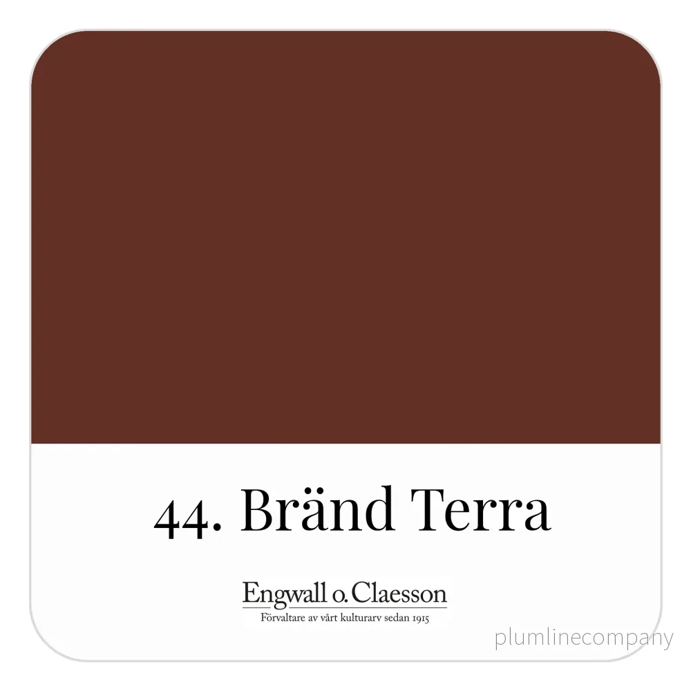 Utvändig Linoljefärg Bränd Terra 44 1 L