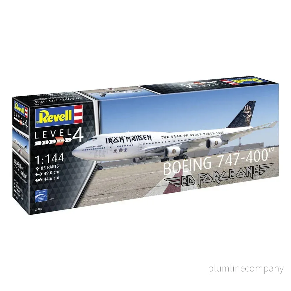 Iron Maiden Modellkit 1/144 Boeing 747-400 "Ed Force One" - Bild 3