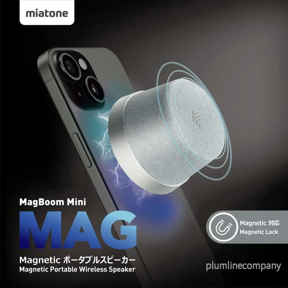 NÖRDIC Bluetooth 5.3 högtalare med magnet 3W IPX6 silver - Bild 2