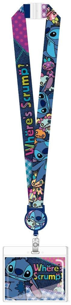 Lilo & Stitch Deluxe Lanyard med Korthållare Stitch Var är Scrump? Lilo & Stitch Deluxe Lanyard med Korthållare Stitch Var är Scrump?