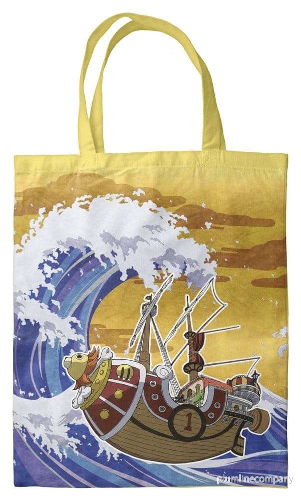 One Piece tygkasse gul 40 x 35 cm
