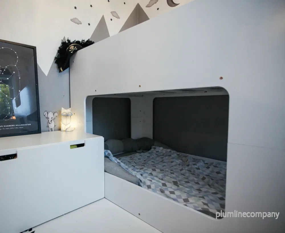 Cube våningssäng - Vit - Bild 3