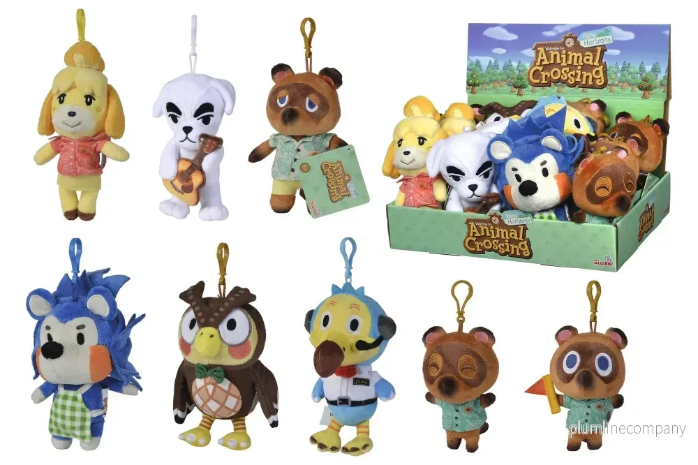 Animal Crossing Plush Nyckelringar 15 cm Assortiment (12) Animal Crossing Plush Nyckelringar 15 cm Assortiment (12)