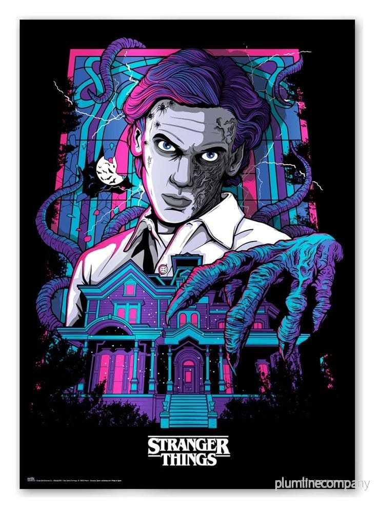 Stranger Things Luminescerande Poster Premium 50 x 70 cm Stranger Things Luminescerande Poster Premium 50 x 70 cm